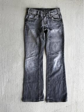 Vtg Citizens of Humanity Kelly Bootcut Jeans Grey Wash Sz 26